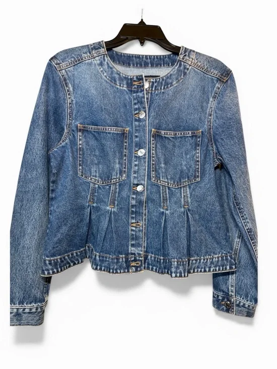 Veronica Beard Zahara Denim Peplum Jacket NWT - Picture 6 of 10